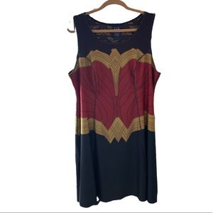 Her universe torrid reversible Wonder Woman skater dress plus size